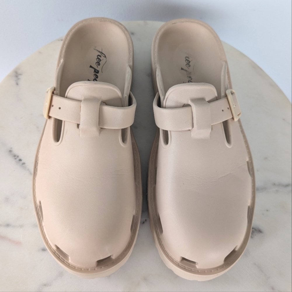 Free People Karlie Tan EVA Buckle Slip On Clogs - Picture 6 of 12